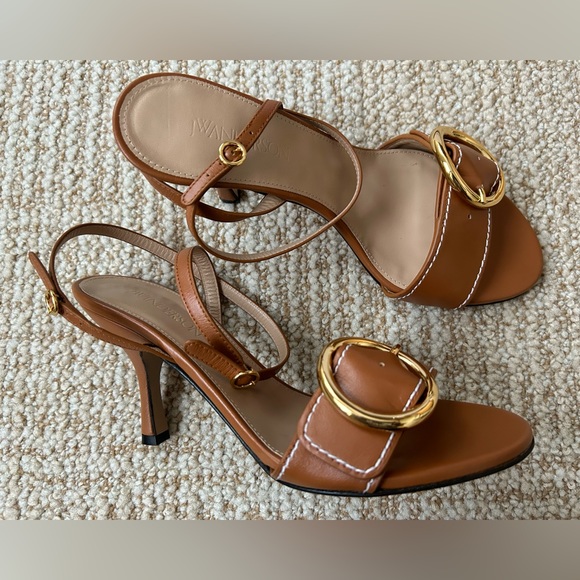 NIB Shopbop JW ANDERSON Buckled High Heel Wrap Sandal in Rust/Copper - 38/8 - Picture 9 of 16